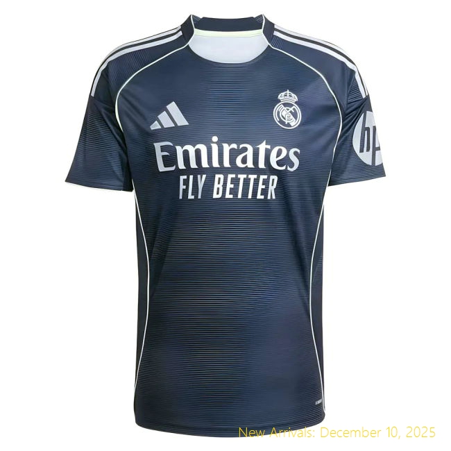 Official Real Madrid 2025-2026 Away - Game Day - Match Quality