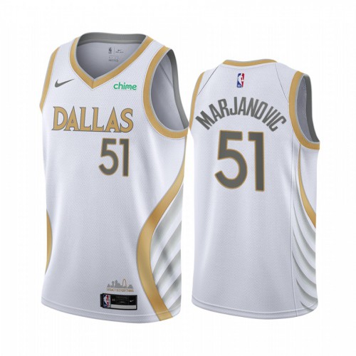 DAL White Nike D. Mavericks #51 NBA Jersey Quality NBA Fan Apparel