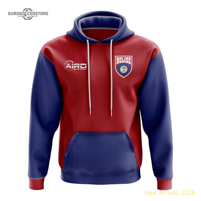 Belize Concept Country Football Hoody (red) - Cost-effective