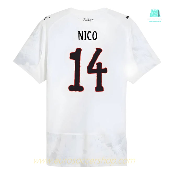 2025-2026 KIDSUPER x Manchester City CWC Authentic Shirt (White) (Nico 14)