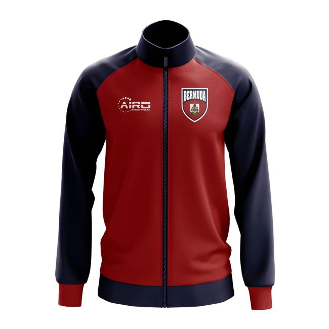 Top-Tier Championship Bermuda Concept Football Track Jacket (Red)
