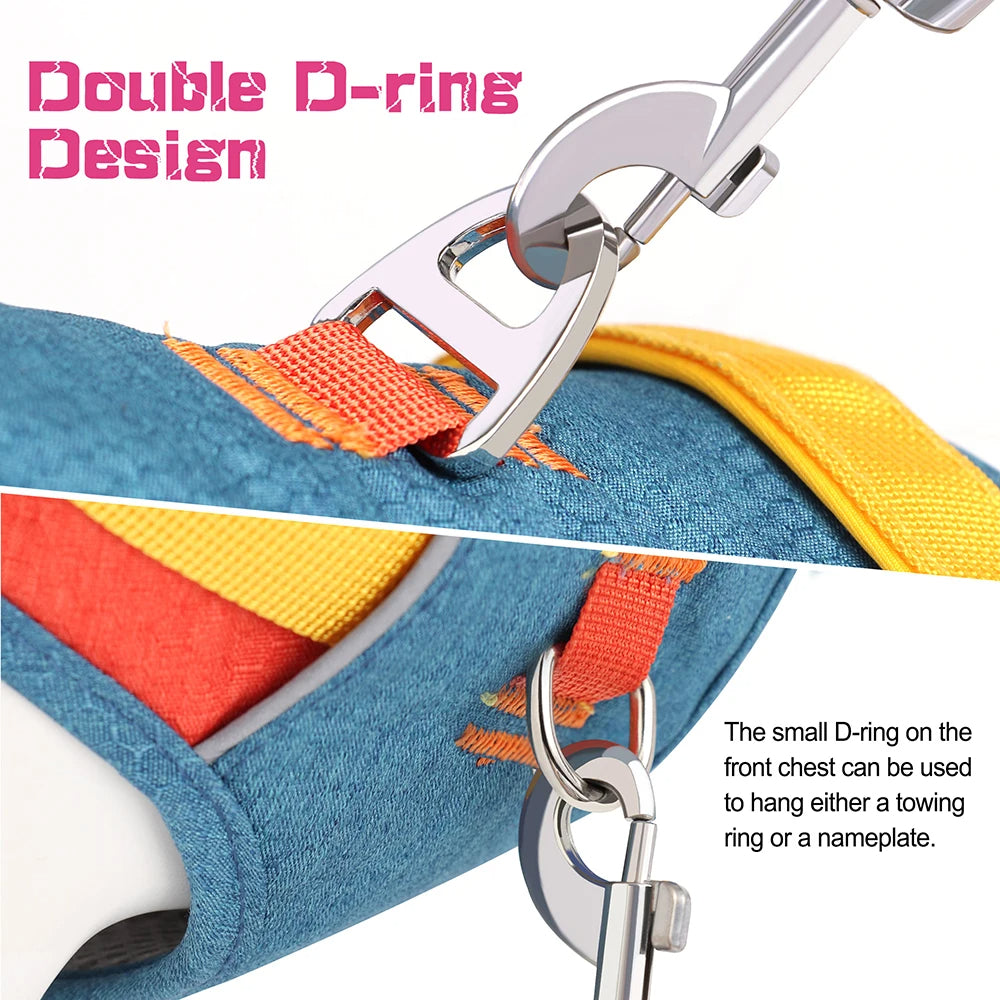 French Bulldog Pupbright No Pull Frenchie Reflective Harness Practical Dog Gear