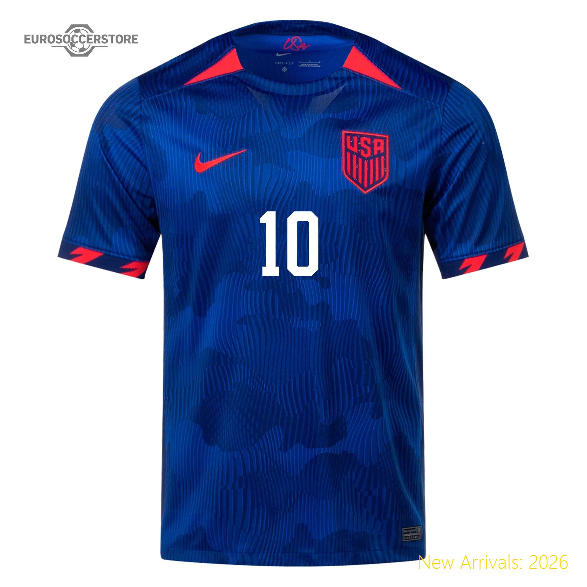 Iconic Design Eye-catching Men Usa Pulisic Away Elite Jersey 2023