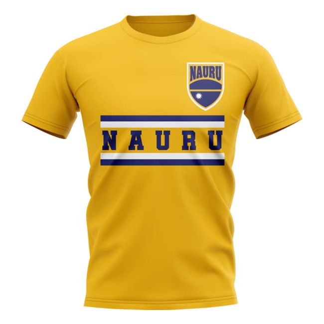 Athletic Nauru Core Football Country T-Shirt (Yellow) Replica