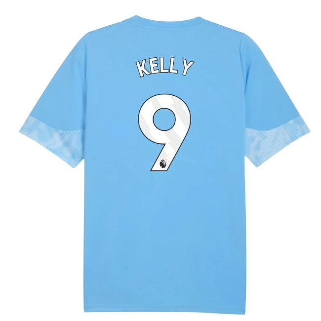 2025-2026 Man City Training Jersey (Light Blue) (Kelly 9)
