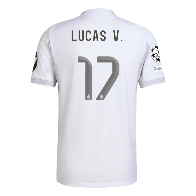 Real Madrid Madrid 2025-2026 UCL Home Jersey – Authentic Shirt