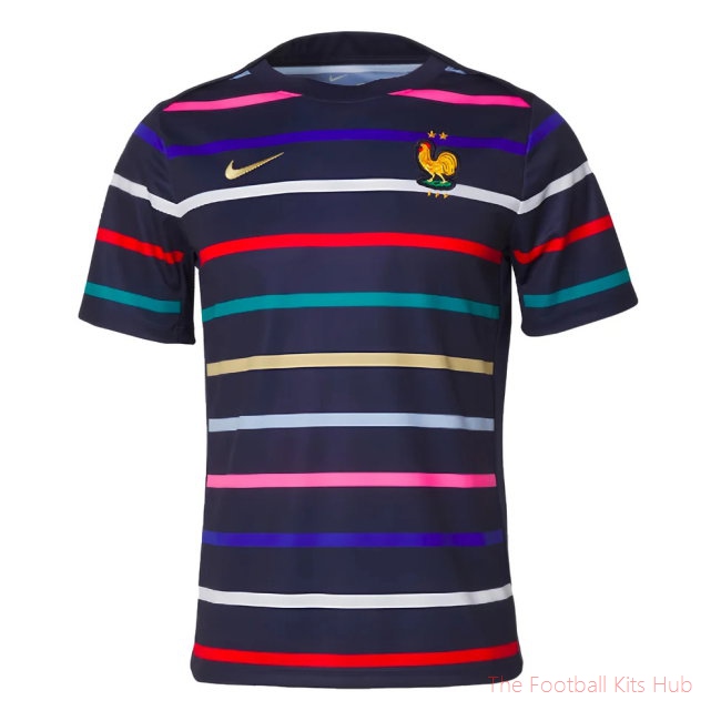 2024-2025 France Academy Pro Home Pre-Match Top (Navy)
