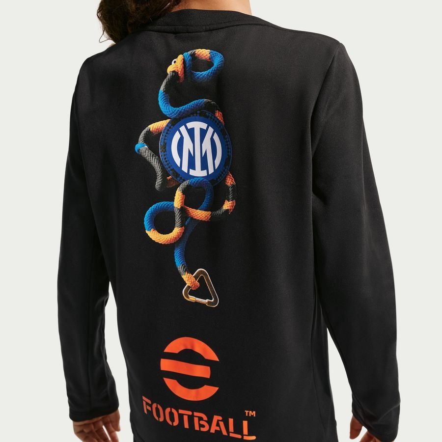 [EFKS] Inter ACG Dri FIT Academy Pro Pre Match Warm Black/Safety Training Kids Orange