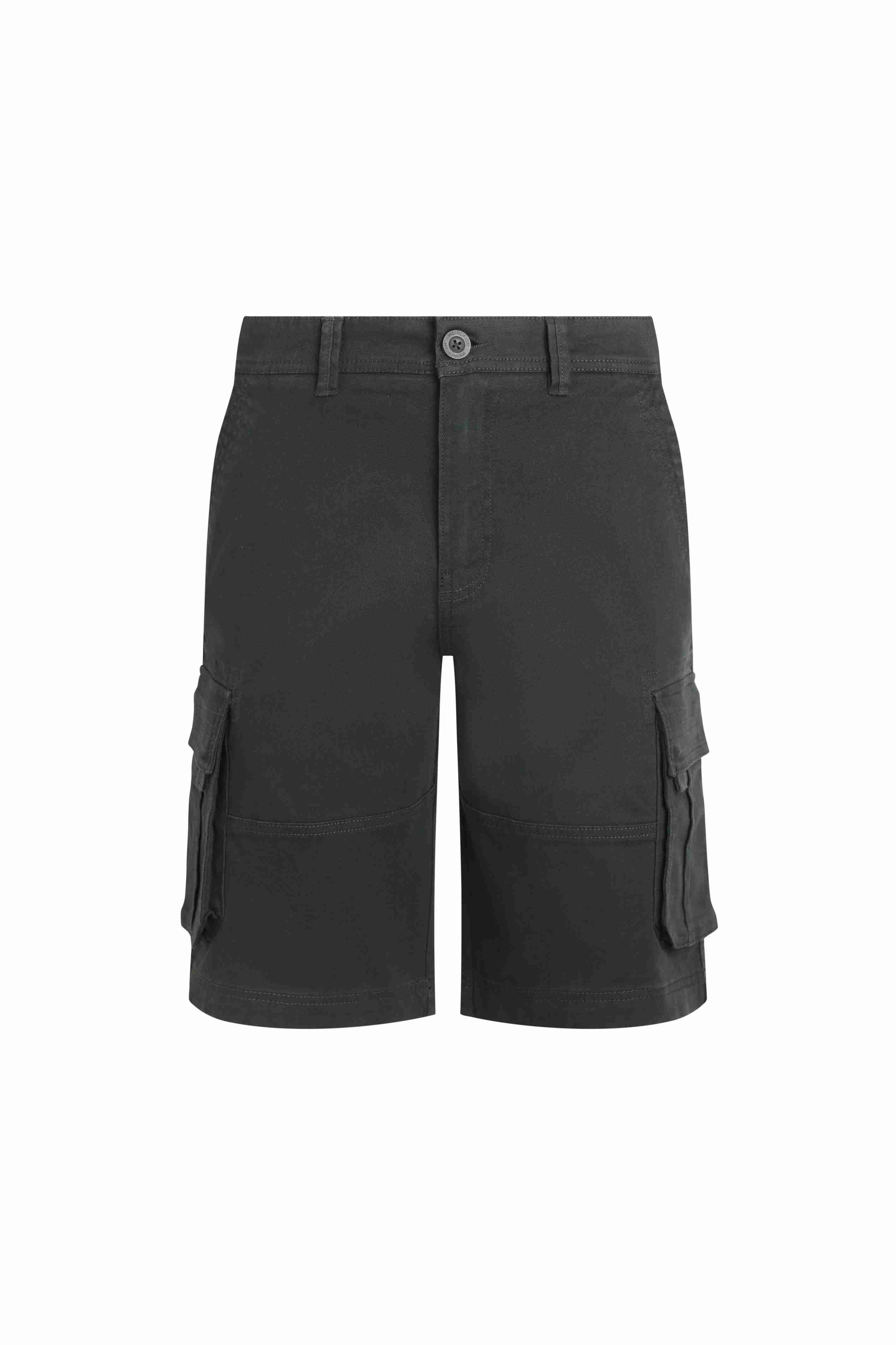 Rigney Cargo Shorts Washed Black