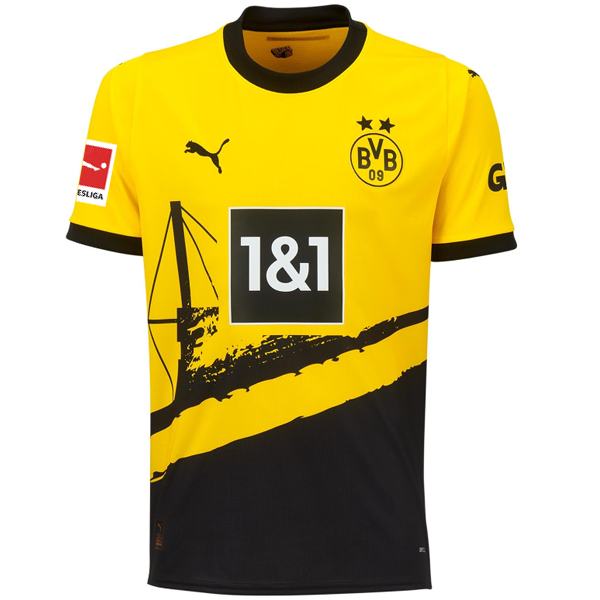 Borussia Dortmund Wolf 2023-2024 Bun Home Jersey – Authentic Shirt