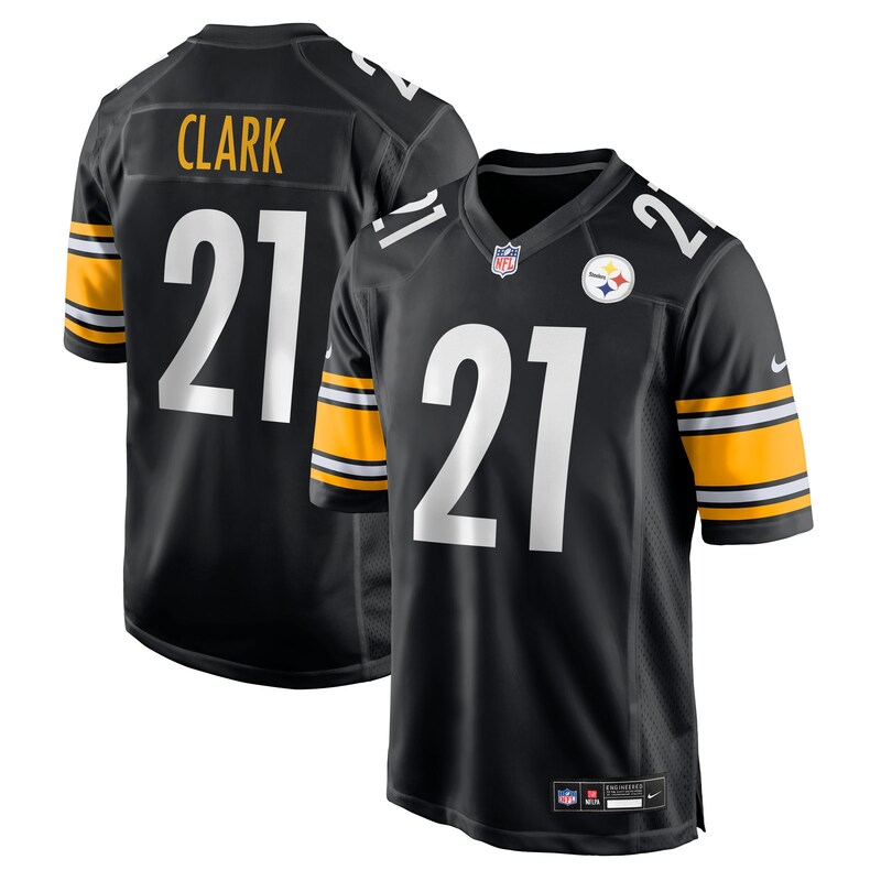 None Chuck Clark PIT Steelers Retro Official Jersey Game Day Wear