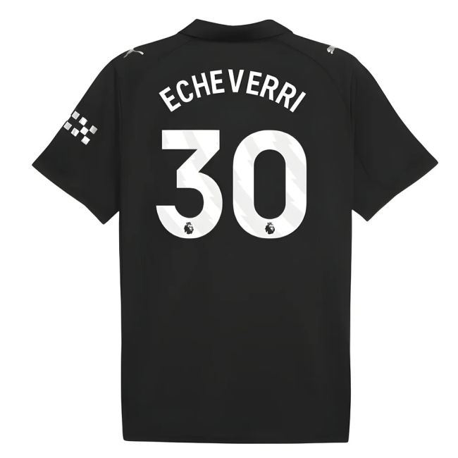 Anti-Odor 2025-2026 Away Soccer Jersey Echeverri 30 - Adults Rare#487