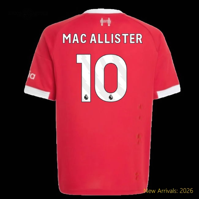 Liverpool Mac Allister Premium Kids Jersey Performance Fabric