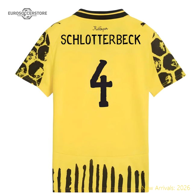 2025-2026 Kidsuper X Borussia Dortmund Cwc Shirt - Official Design