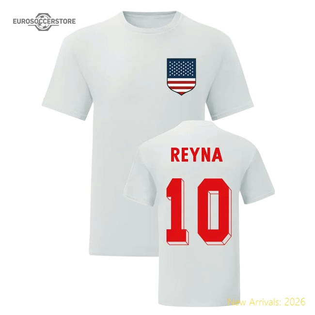 Exceptional Claudio Reyna American National Team National Hero Tee