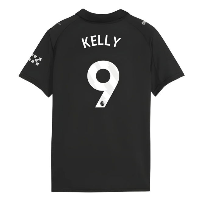 replica 2025-2026 Man City Away Shirt (Kids) (Kelly 9)
