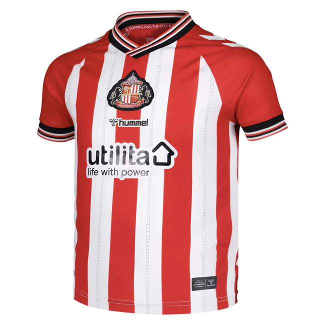2025-20 Sunderland Authentic Home Soccer Jersey L M S Kids