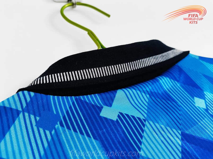 England 1990 World Cup Away Blue Football Kit