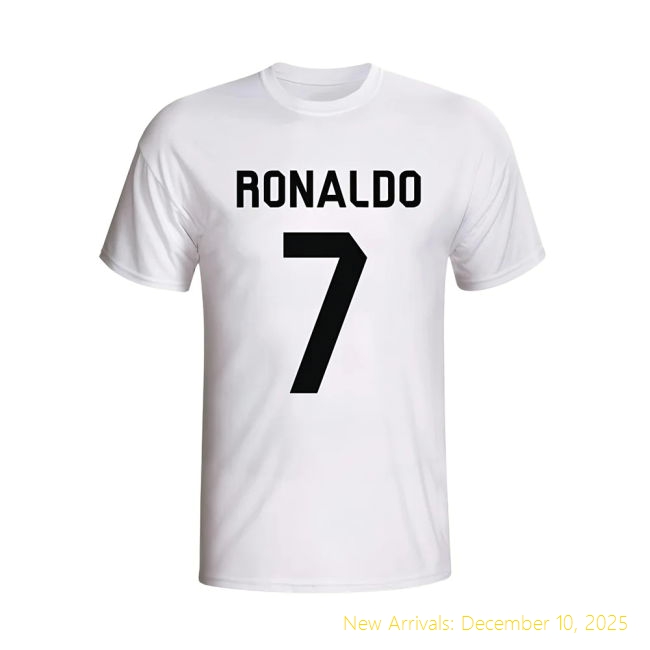 Durable RM Cristiano Ronaldo Real Madrid Hero T-shirt (white) - Kids