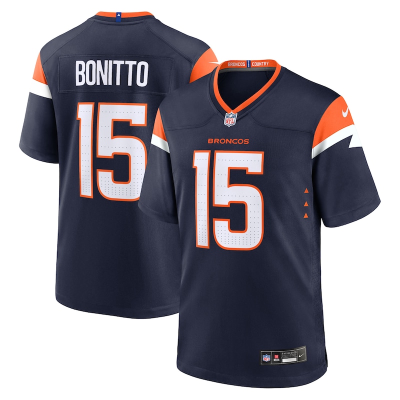 None Nik Bonitto DEN Broncos Iconic Authentic Jersey for NFL Fans