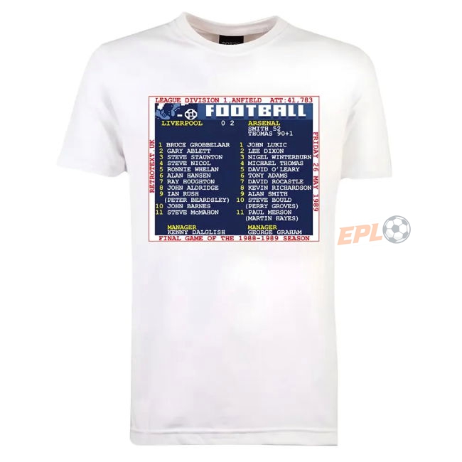 1989 Arsenal top quality Third Shirt - Adults | high quality