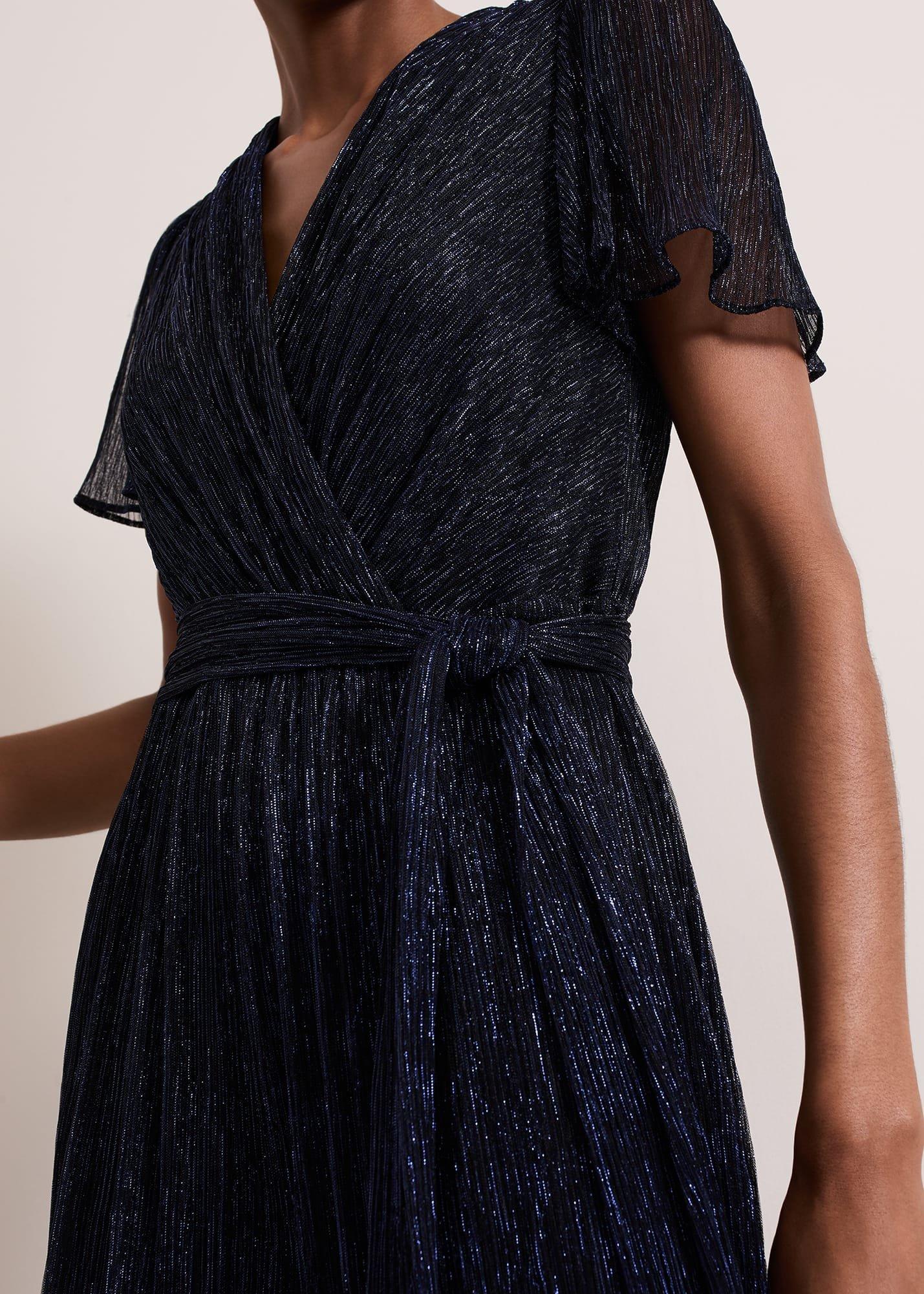 Stella Blue Plisse Jumpsuit