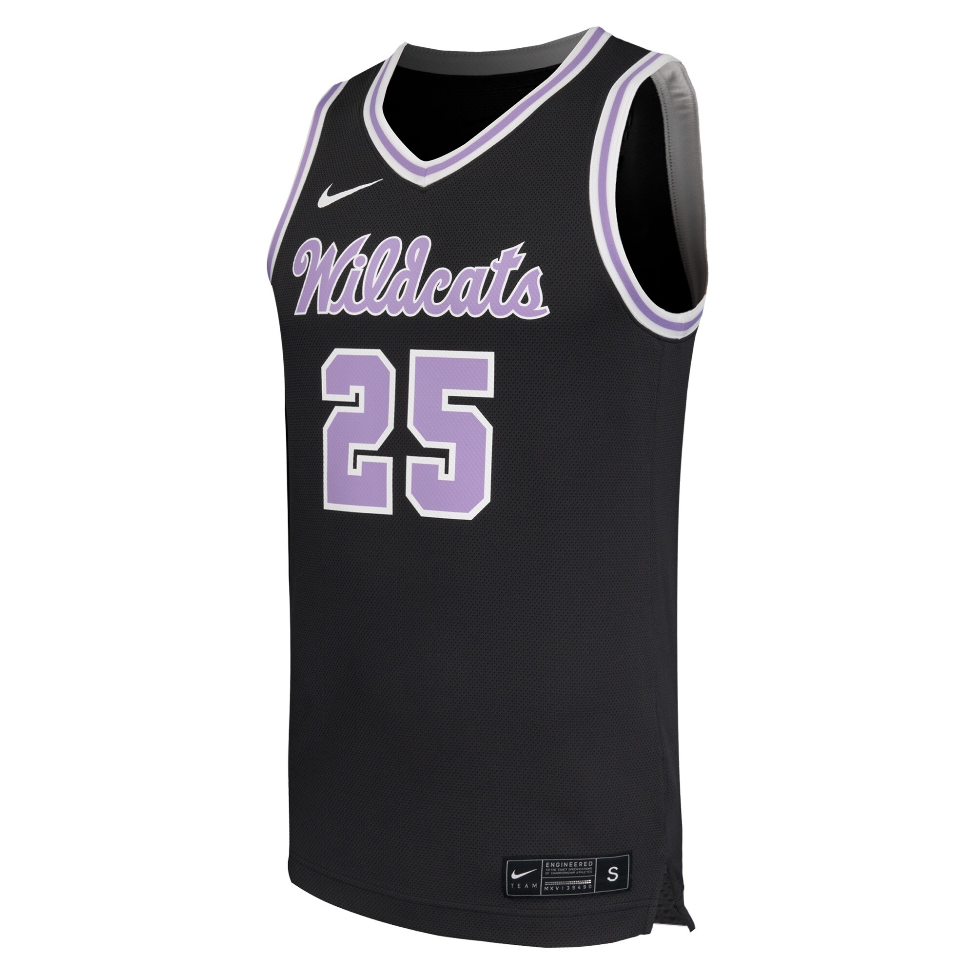 [DDG] Kansas State Wildcats Replica Basketball Jersey - Black