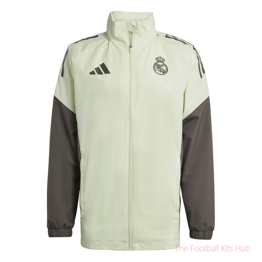 Real Madrid Jacket All Weather Tiro 25 - Almost Lime