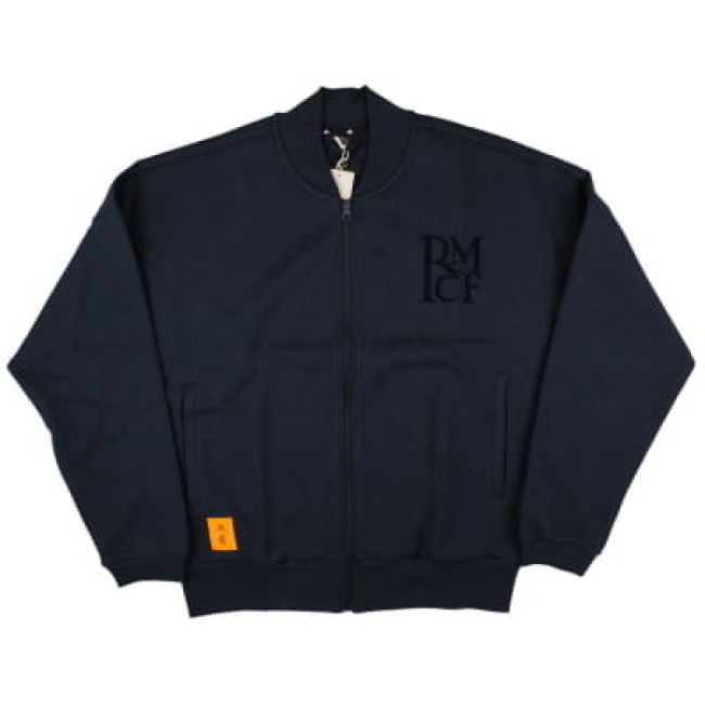 2024-2025 Real Madrid Seasonal Doubleknit Track Top (Navy)