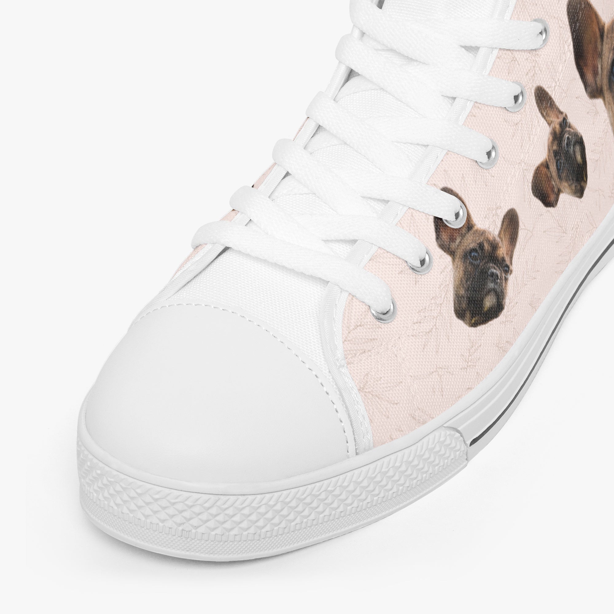 Trendy Phoebe - Personalized Classic High-top Canvas Shoes for Everyday