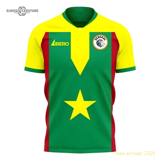 Senegal National Team 2025-2026 Home Concept Football Kit (libero)