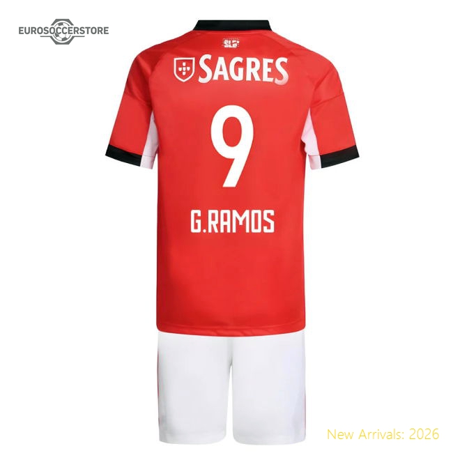 Sl Benfica Children 2025 Home Jersey Shirt Football Fan For Football Football Fan Gear