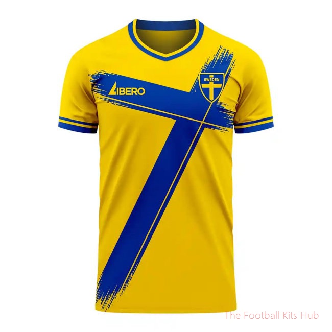 Sweden 2025-2026 Home Concept Football Kit (Libero)