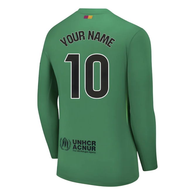 2025-2026 Barcelona Home Vintage Football Shirt (Green)