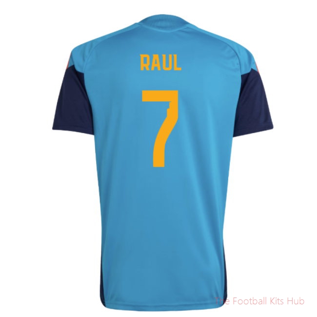 [JED] 2026/27 Spain Training Jersey (Bold Aqua) (Raul 7)