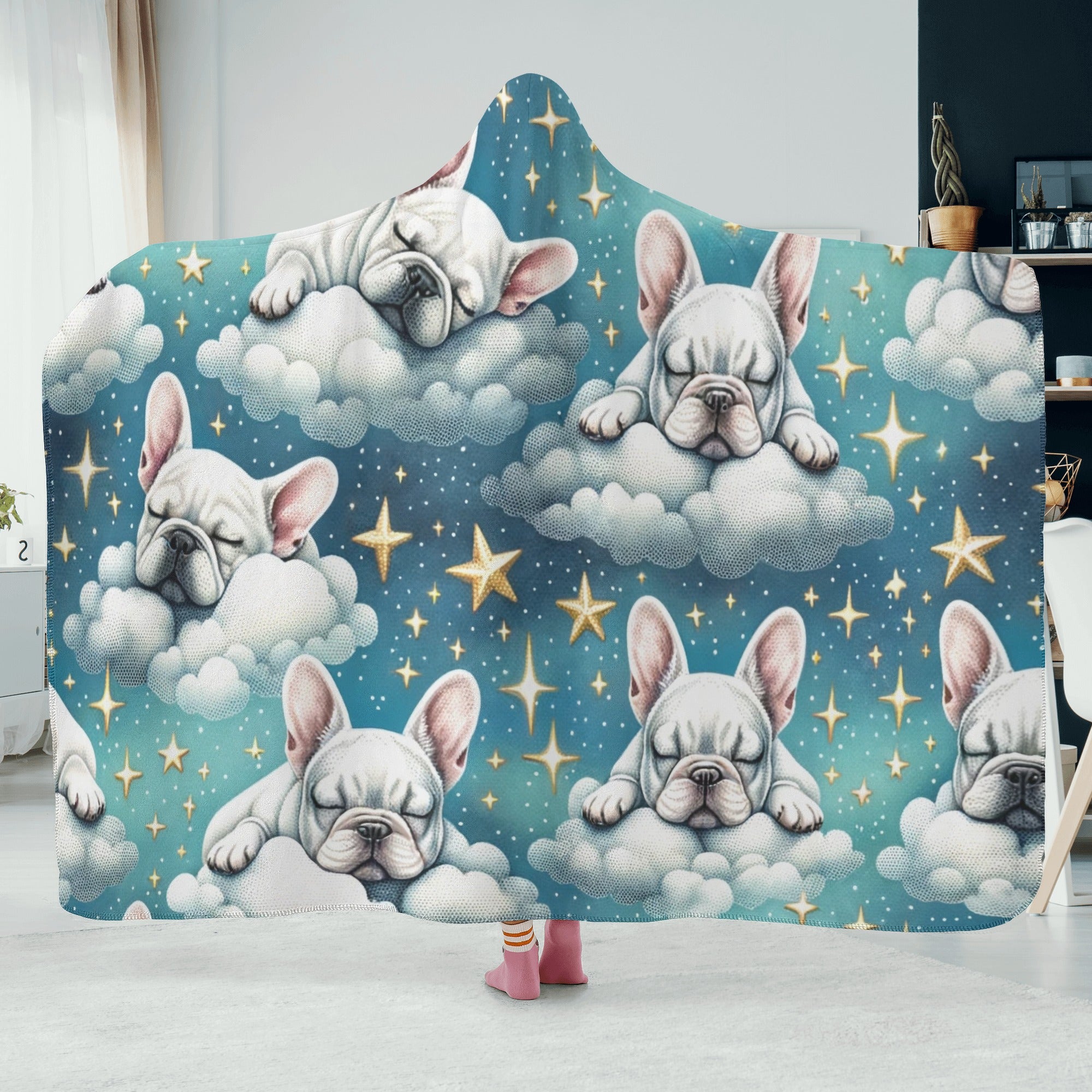 Fashion-Forward Trendy Everyday Bruno - Hooded Blanket as a Gift Stylish