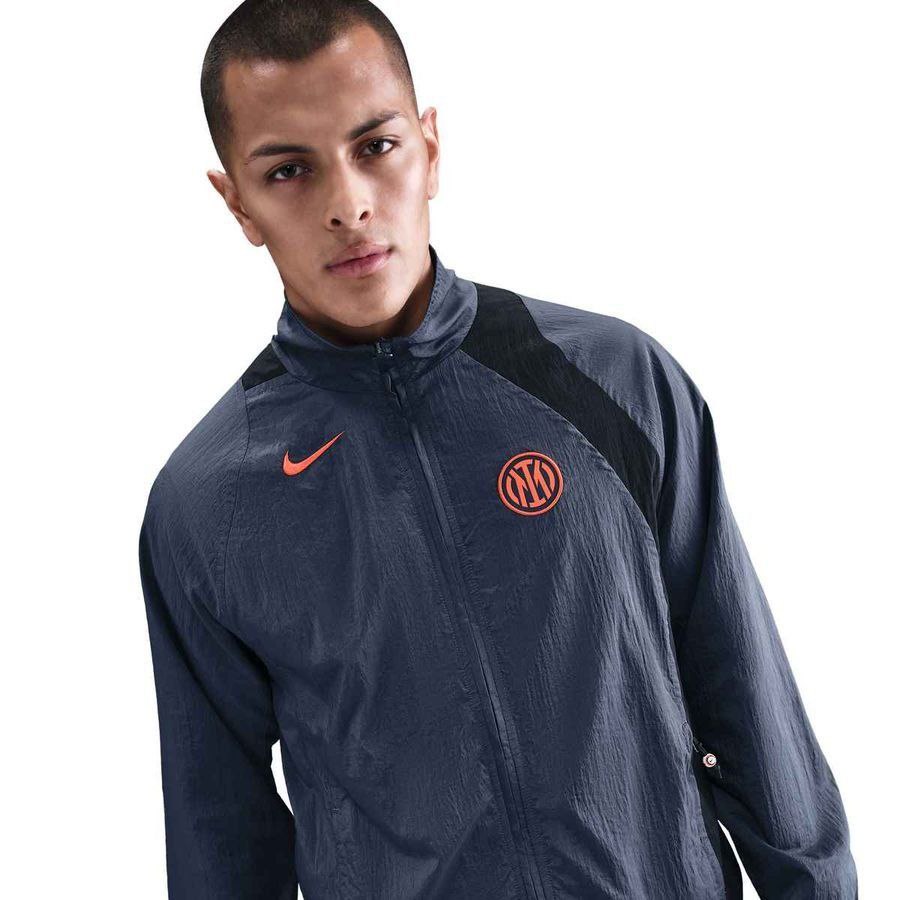 [EFKS] Inter Track Jacket T90 Woven GX Thunder Blue/Black/Safety Orange Apparel 3rd