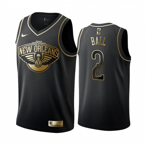 Black Nike Orleans Pelicans #2 Nuggets Jersey - Quick-Dry Game Day Wear