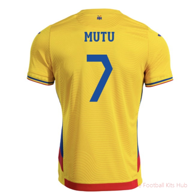 2025-2026 Romania Home Shirt (Mutu 7)