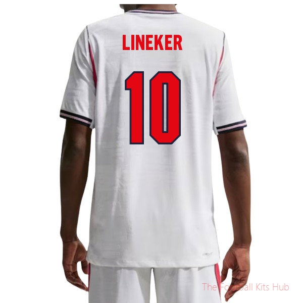 England National Team 2026 2027 Authentic Aero Fit Home Shirt (Lineker 10)