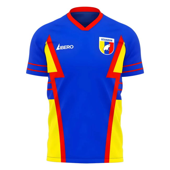 Authentic Ecuador 2025-2026 Away Concept Football Kit (Libero)
