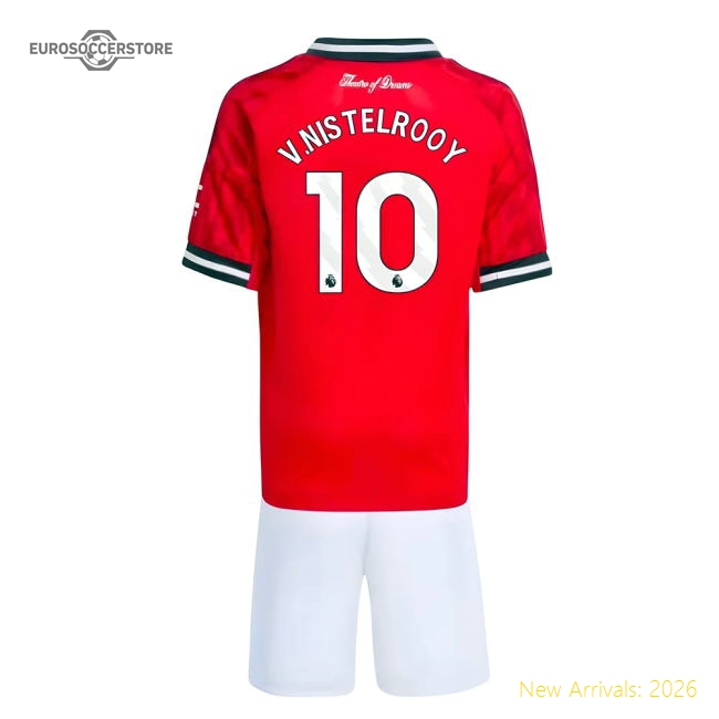 Outstanding 2025-2026 Man Utd Home Mini Kit (vnistelrooy 10)