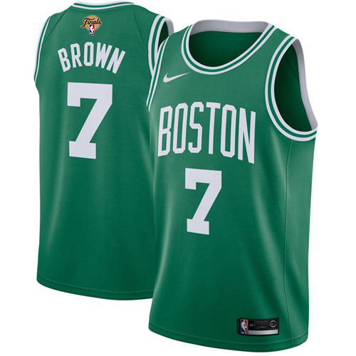 Elite CEL J. Brown #7 2022 Finals Swingman NBA Jersey Brown -