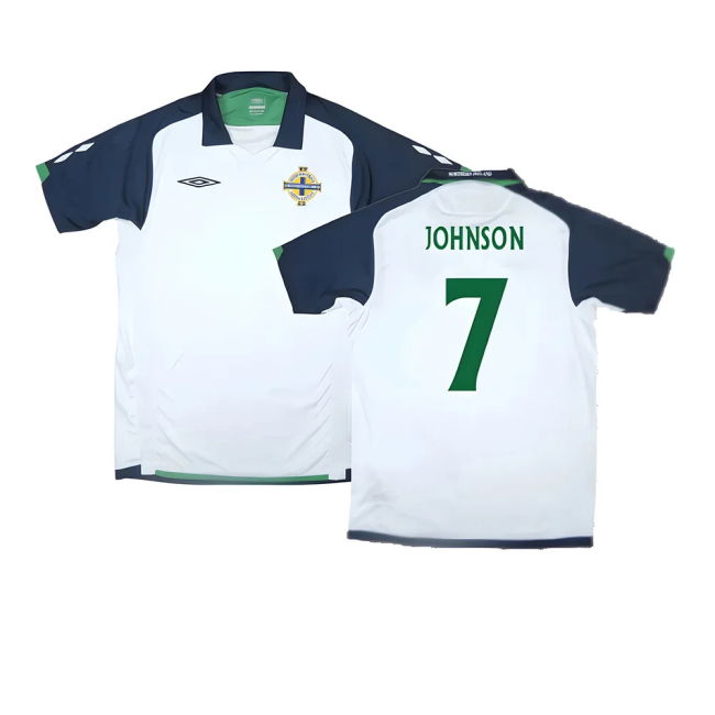 Northern Ireland 2009-10 Away Shirt ((Very Good) Xl) (Johnson 7)