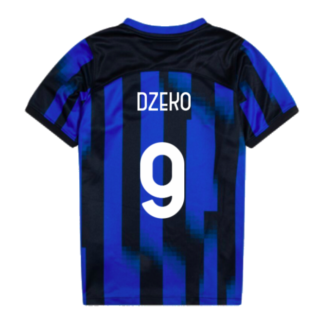 Performance 2023-2024 Inter Milan Home Mini Kit (Dzeko 9)