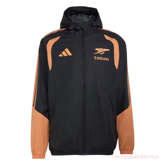 Breathable Replica Arsenal Allweather Jacket For 2026-2027 Fans