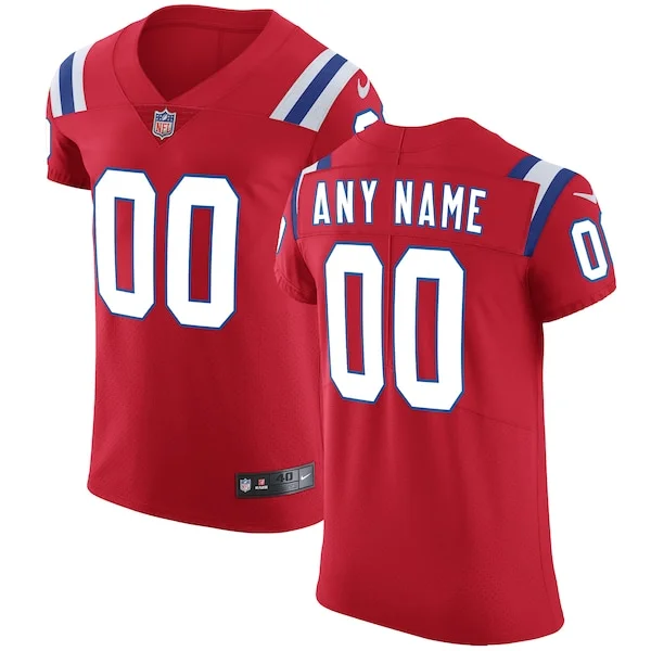 New England Patriots Elite NFL Jersey - Red | Pro-Level Football Ap...
