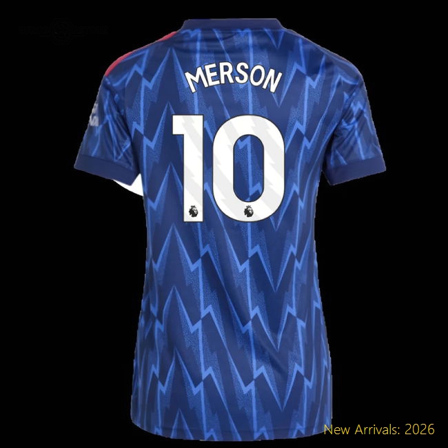 Luxury Arsenal Womens Merson Jersey 2025-2026 Flattering