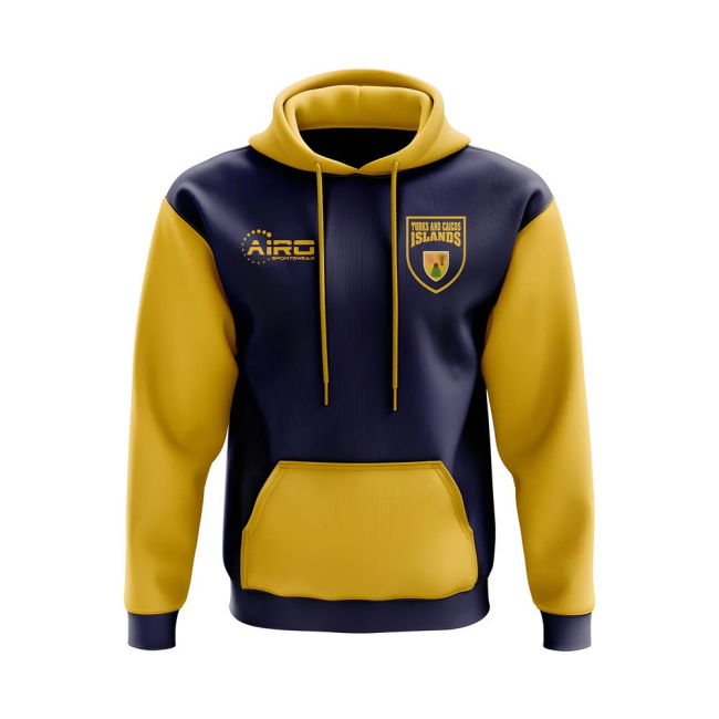 Football Turks And Caicos Lslands Concept Country Football Hoody