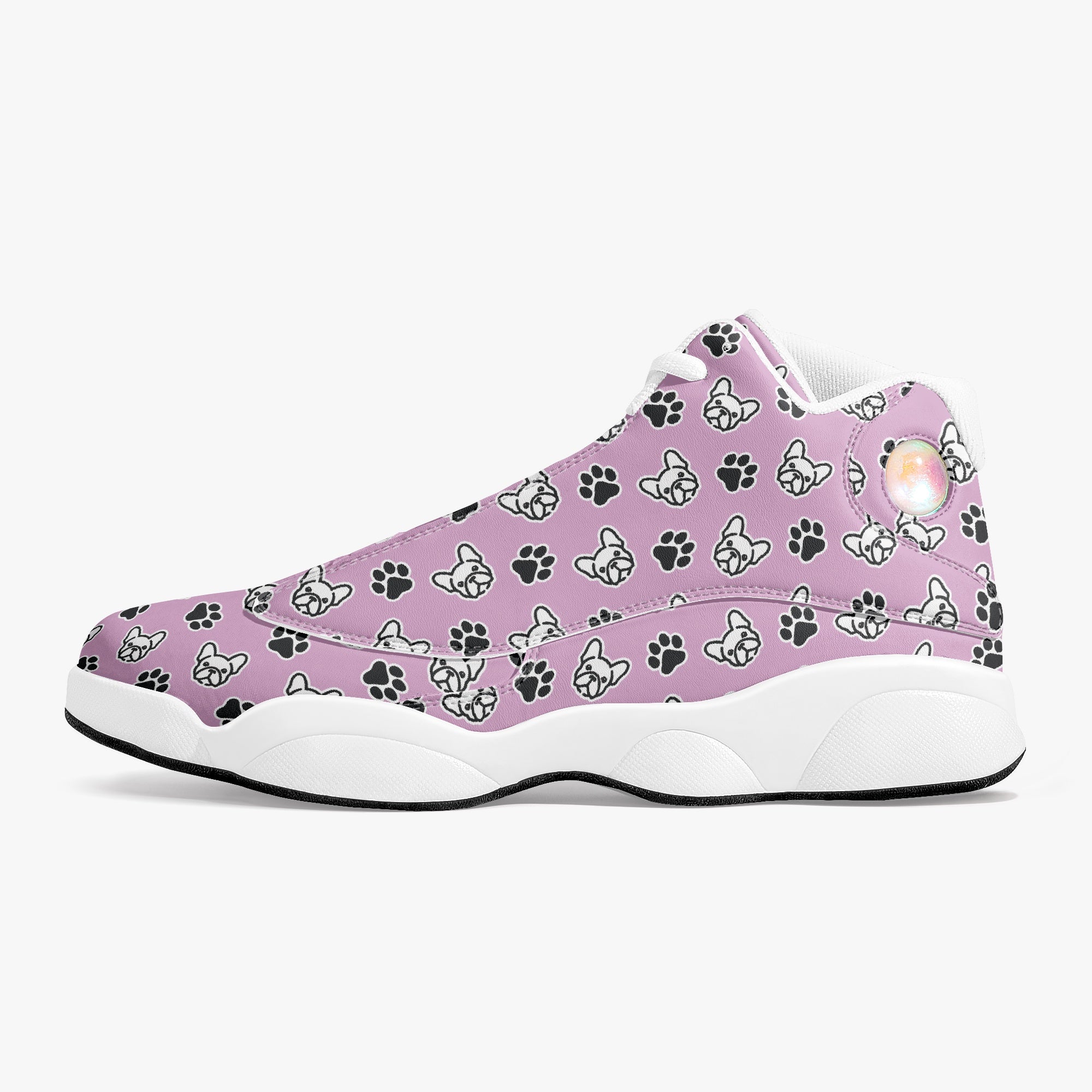 French Bulldog Lover Gaston Basketball Sneakers Everyday Footwear